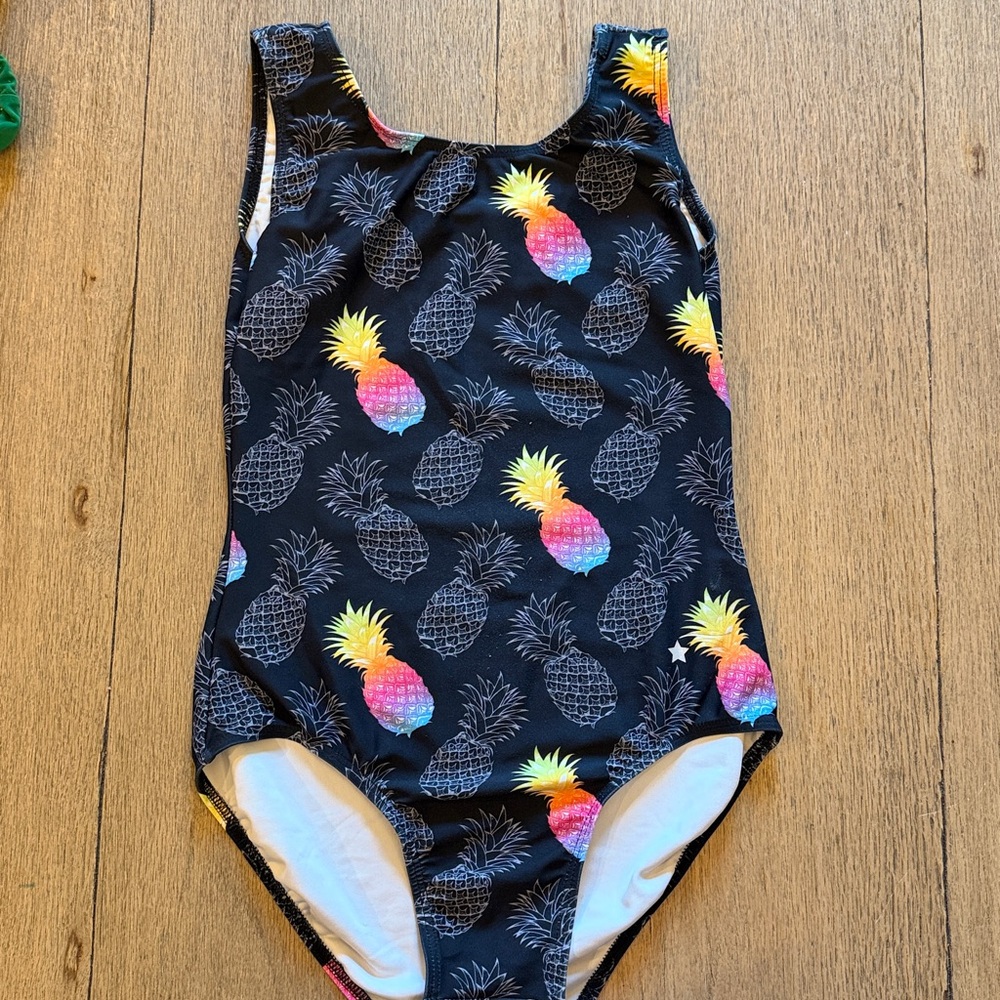 Colorful Pineapple Print leotard